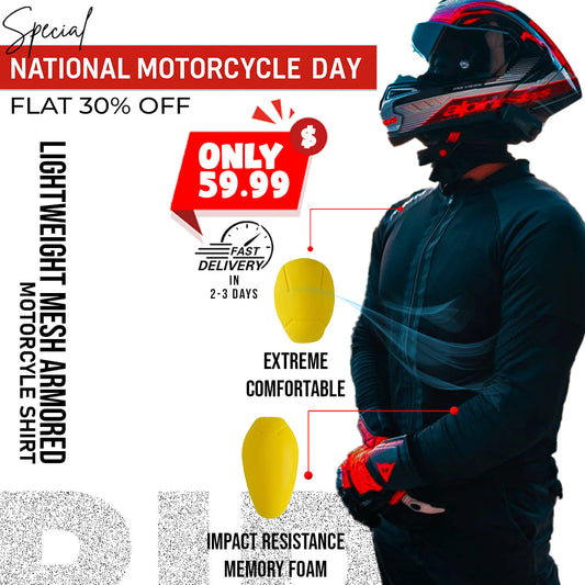 Stay Cool and Protected: Discover GPI Moto Mesh Motorcycle Shirts