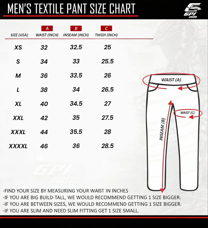 High Premium Quality Adjustable/Black/Red Multi-Color Motorcycle Pants – Beach-