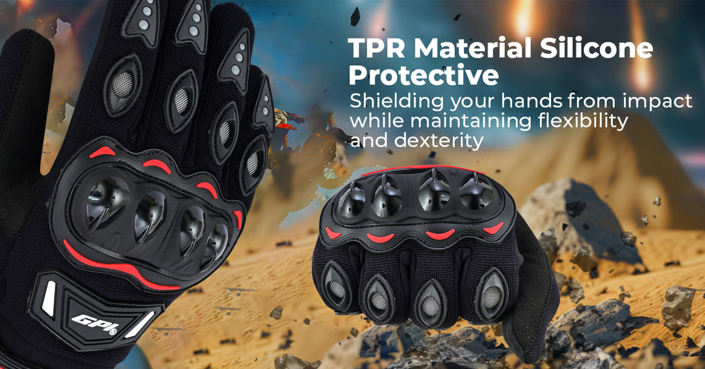 Premium Motorcycle Gloves – Superior Comfort, Grip & Knuckle Protection