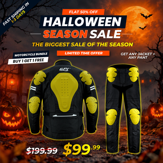 🎃 Halloween Motorcycle Gear Guide: Ride Safe, Ride Ready with GPI Moto