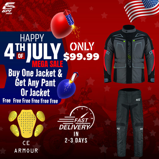 Motorcycle jacket and pant set with CE armor and reflective design