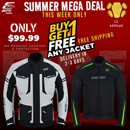 Motorcycle jackets under $100 bundle deal with free shipping USA
