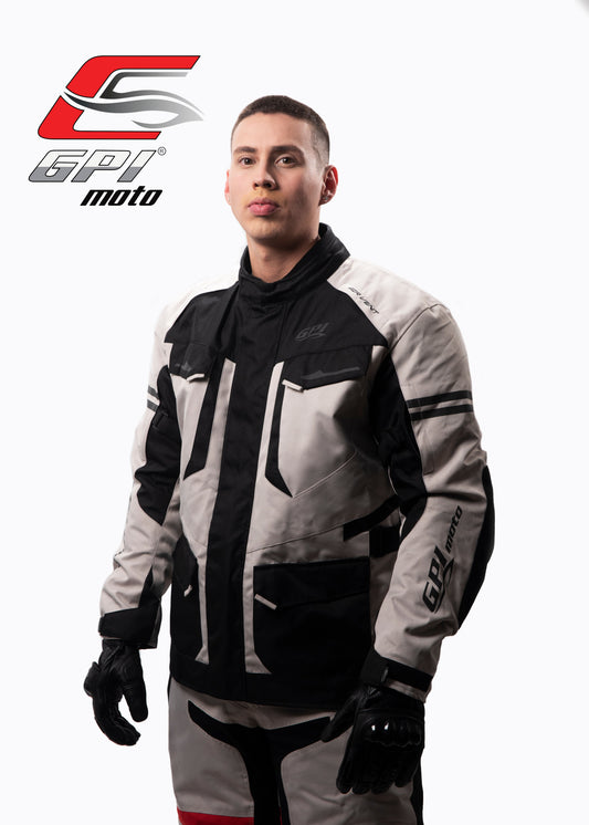 GPI Moto waterproof motorcycle jacket with CE armor for men and women