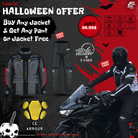 🎃 Halloween Motorcycle Sale 2025 – Buy One Get One Free at GPI Moto! 🎃