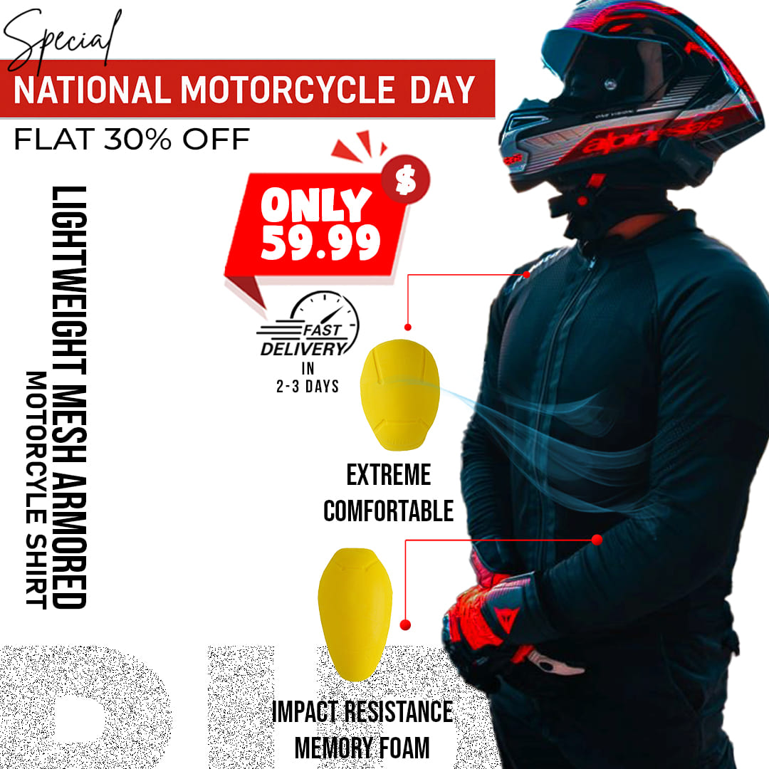 Stay Cool and Protected: Discover GPI Moto Mesh Motorcycle Shirts