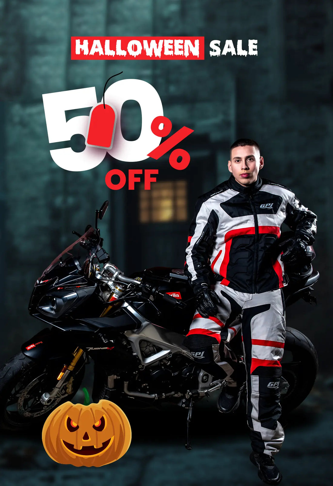 🎃 Halloween Motorcycle Sale 2025 – Buy One Get One Free at GPI Moto! 🎃