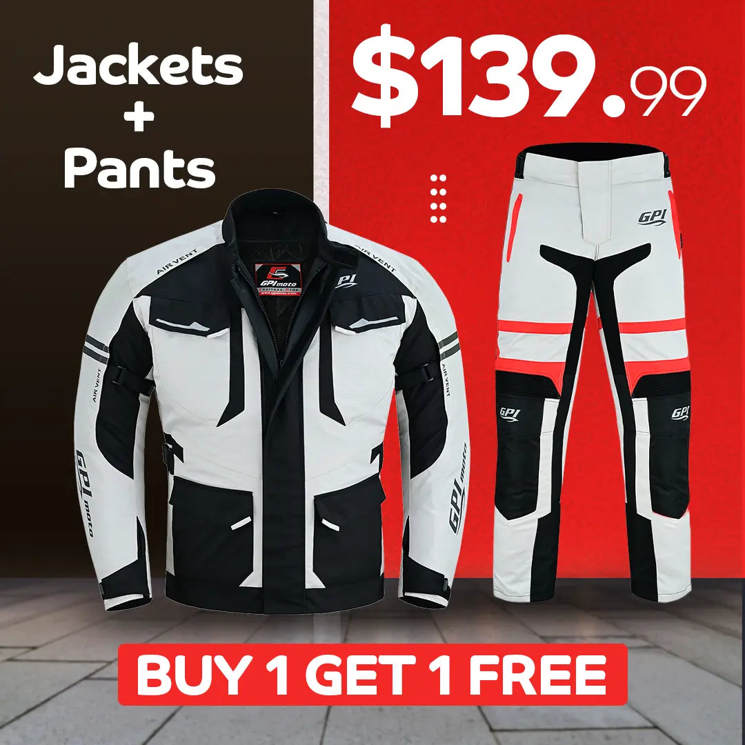 Gear Up This Fall: Buy One GPI Moto Jacket or Pant, Get One FREE!