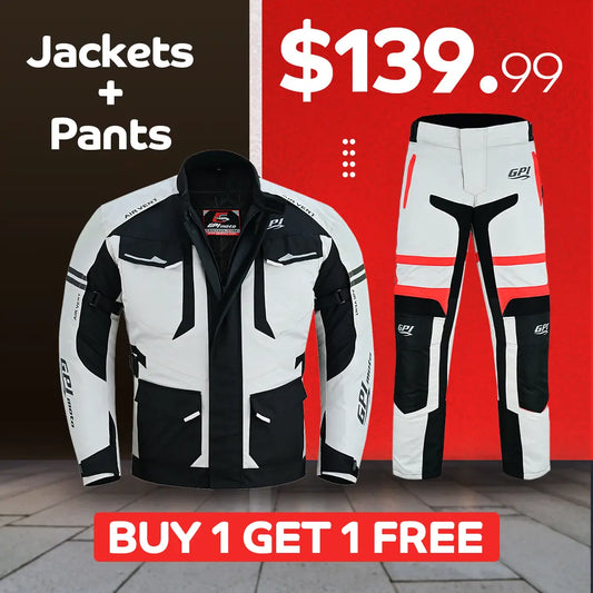 Gear Up This Fall: Buy One GPI Moto Jacket or Pant, Get One FREE!