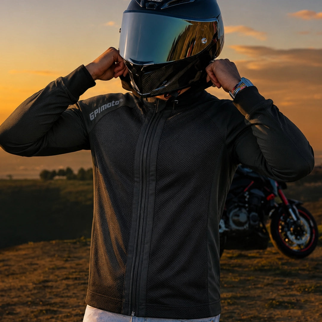 Summer Mesh Motorcycle Shirt