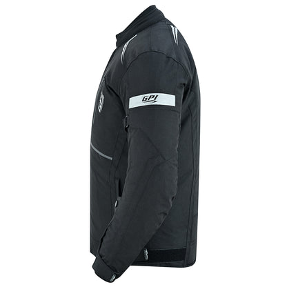 4 Pockets Soft Adjustable Motor Bike Jackets Black