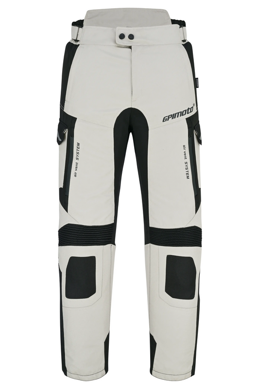 Pantalones de moto impermeables y ajustables de alta calidad - Negro completo