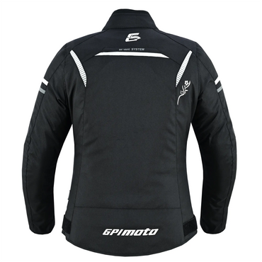 Chaqueta de moto suave para mujer, de alta calidad y para todas las estaciones, con 4 bolsillos, rosa/negro