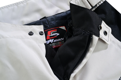 Pantalones de moto impermeables y ajustables de alta calidad - Negro completo