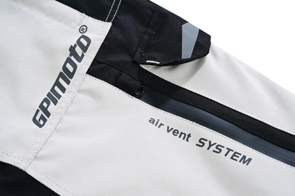 Pantalones de moto impermeables y ajustables de alta calidad - Negro completo