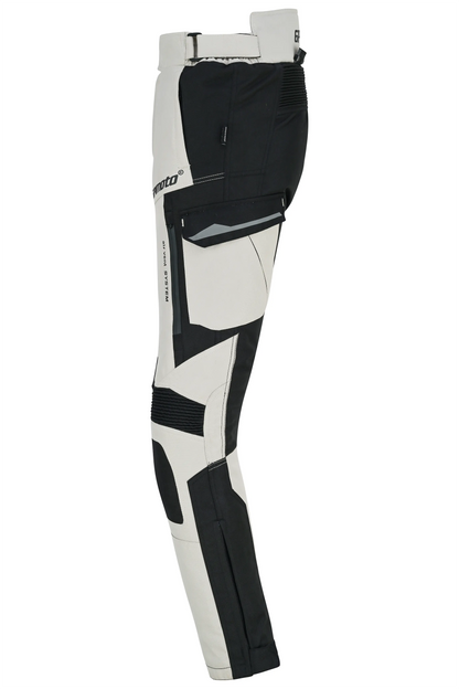 Pantalones de moto impermeables y ajustables de alta calidad - Negro completo