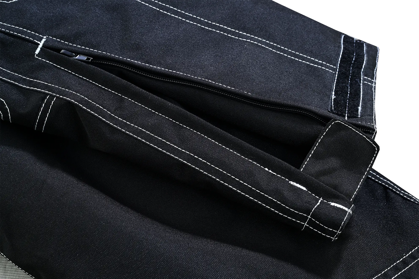 Pantalones de moto impermeables y ajustables de alta calidad - Negro completo