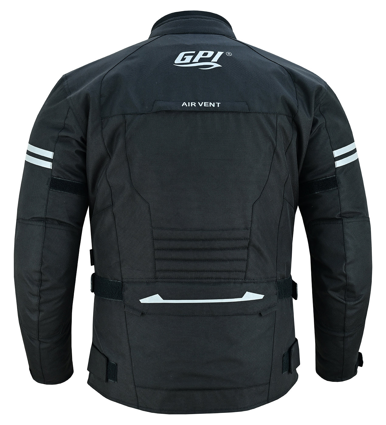Chaqueta de moto impermeable para hombre, de alta calidad y para todas las estaciones, con protección extraíble, color negro.