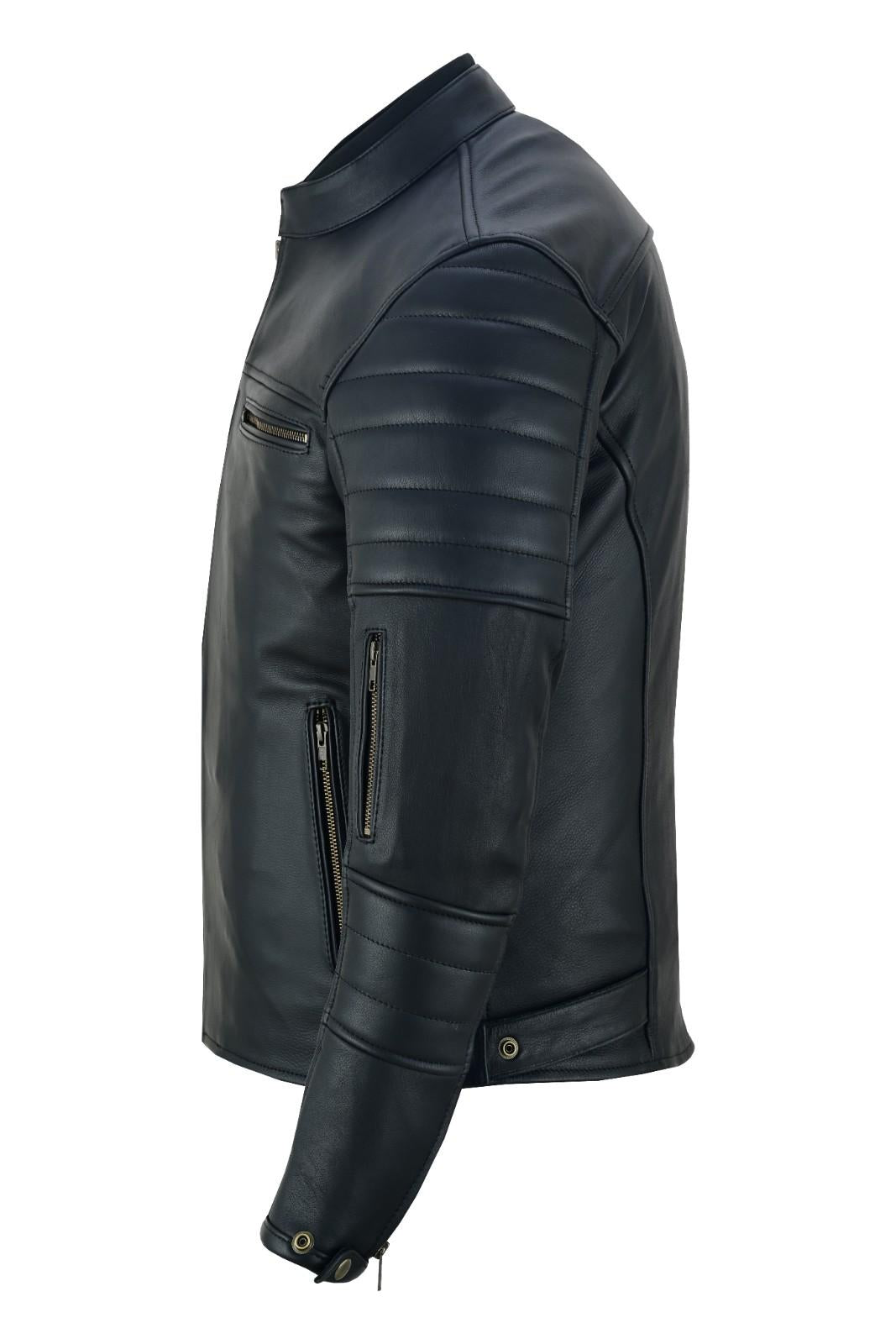 Motorcycle leather jacket, Premium leather motorcycle jackets, Vintage motorcycle leather jackets, GPimoto leather motorcycle jackets, Best motorcycle leather jackets, Cafe racer leather jacket
Retro cafe racer jacket
Men’s cafe racer leather jacket