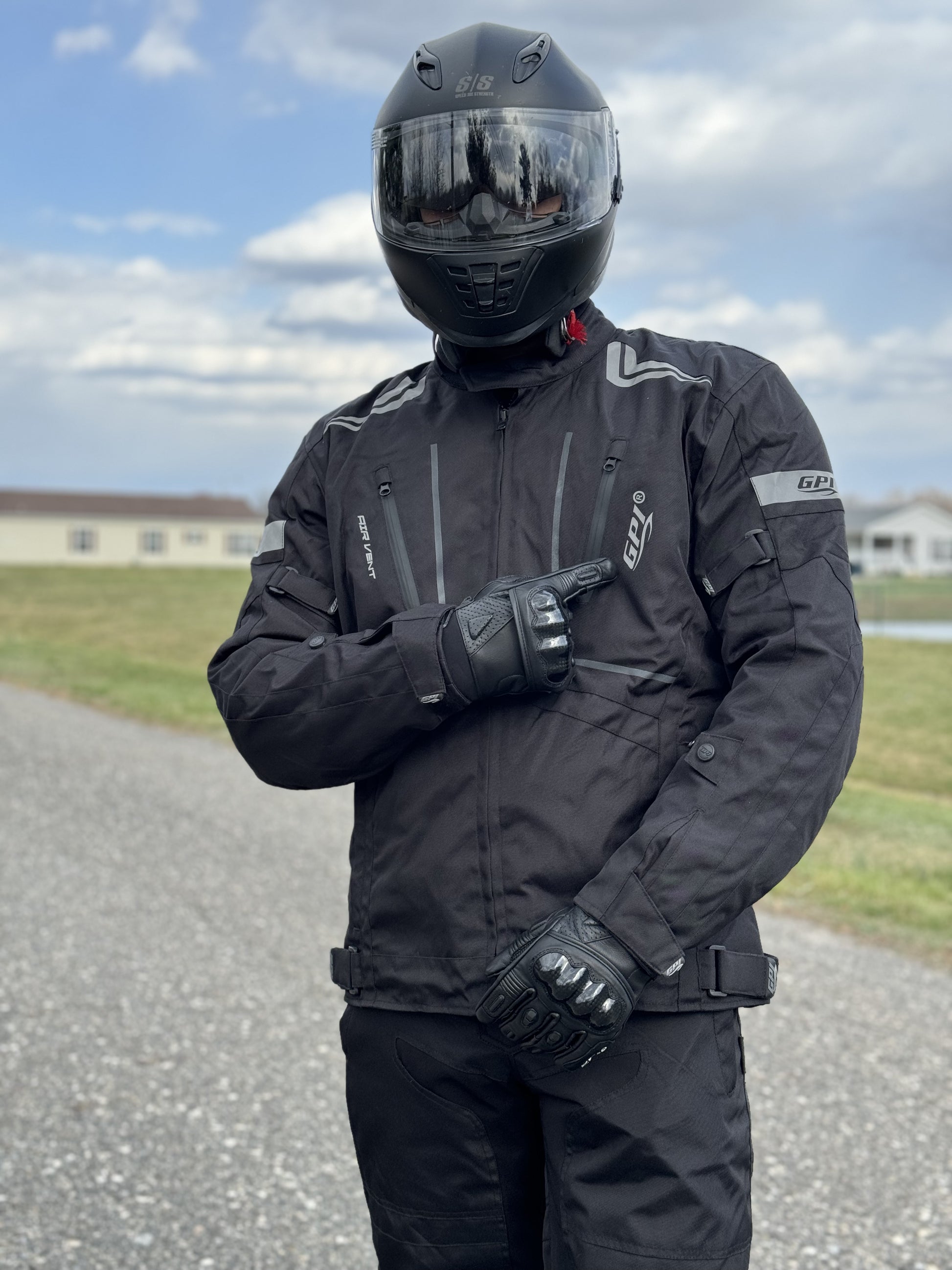 Men's All-Season High Premium Quality Soft Adjustable Motorcycle