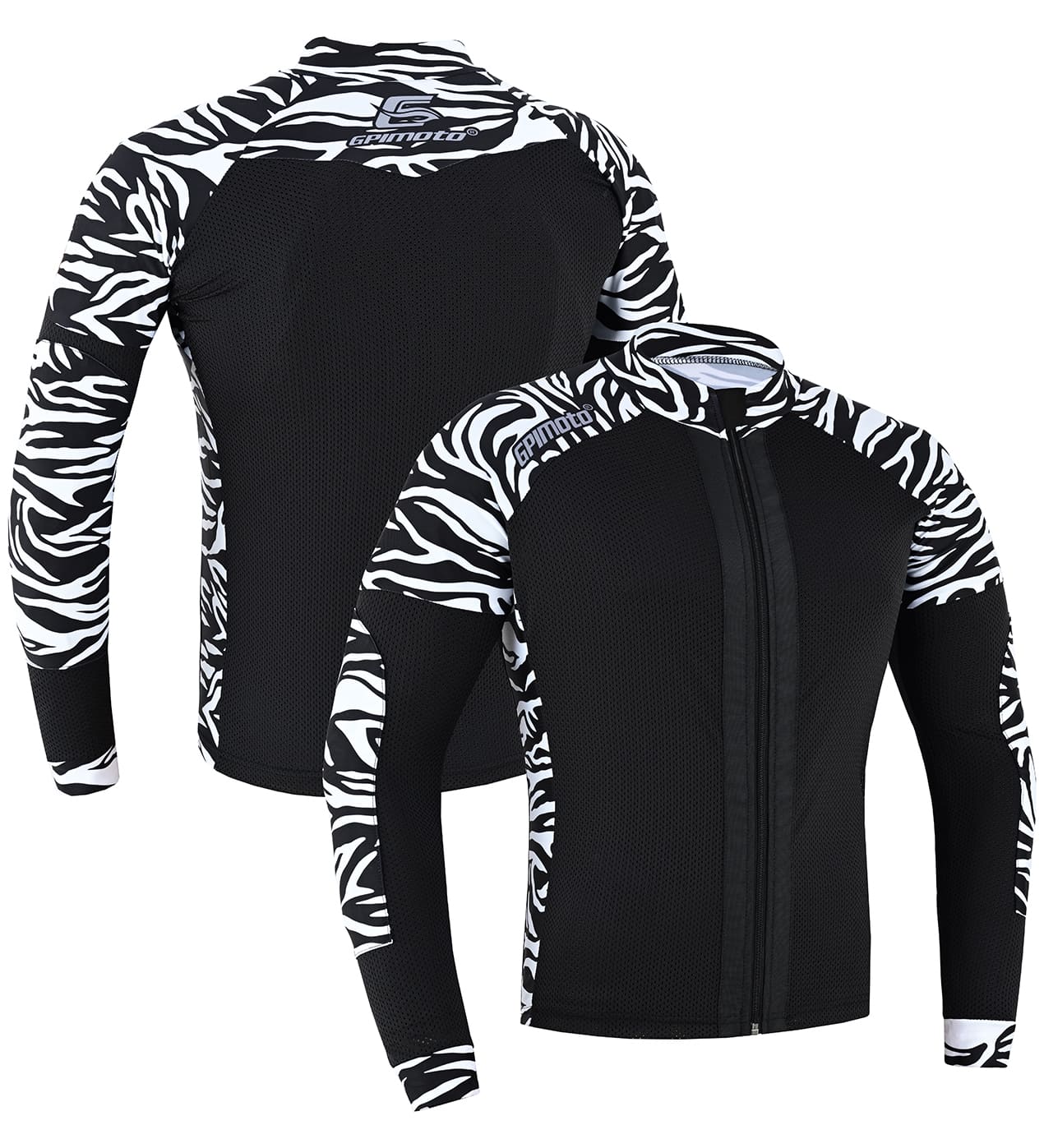 Motorcycle mesh shirt with armor