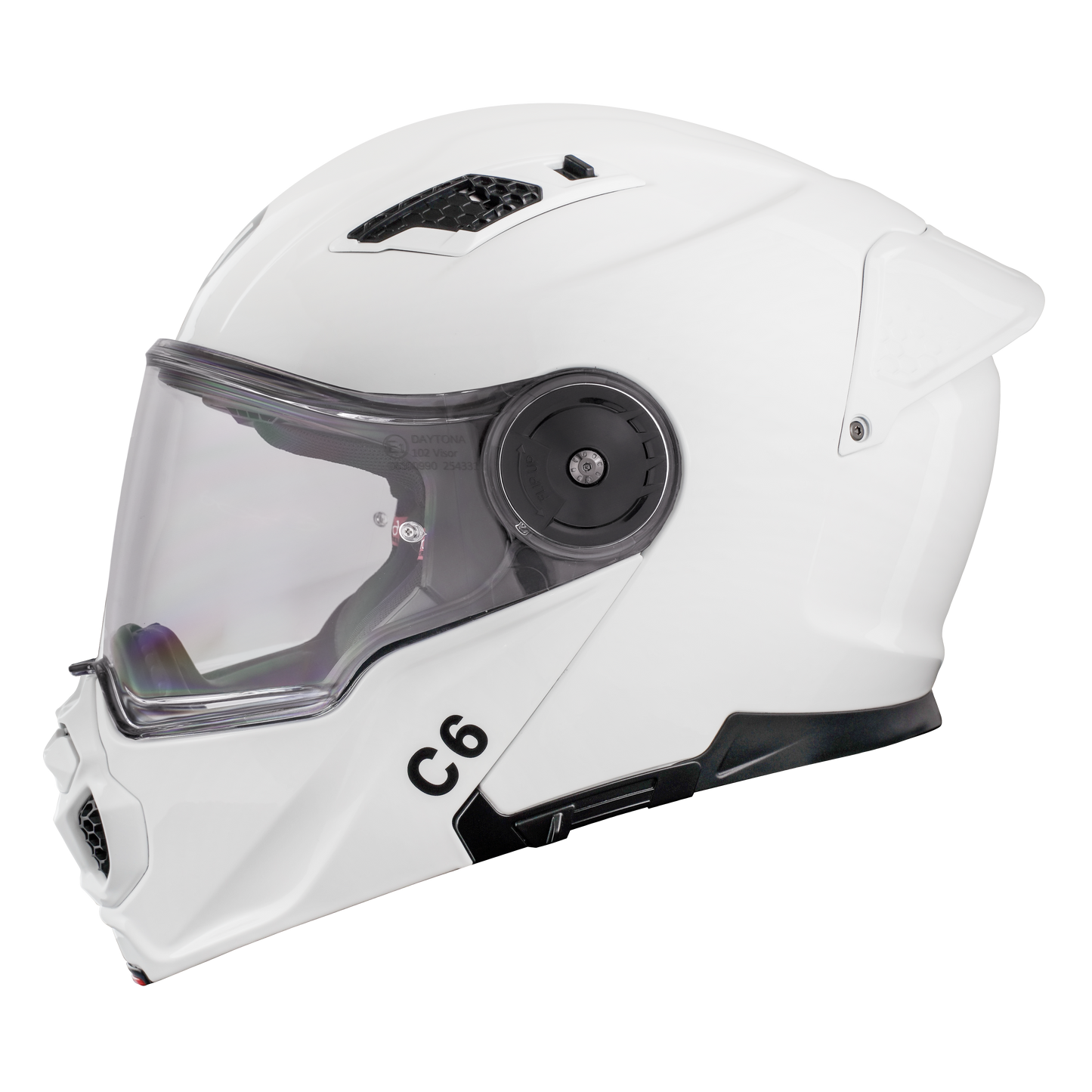 D.O.T. & ECE Daytona C6- Hi-Gloss White
