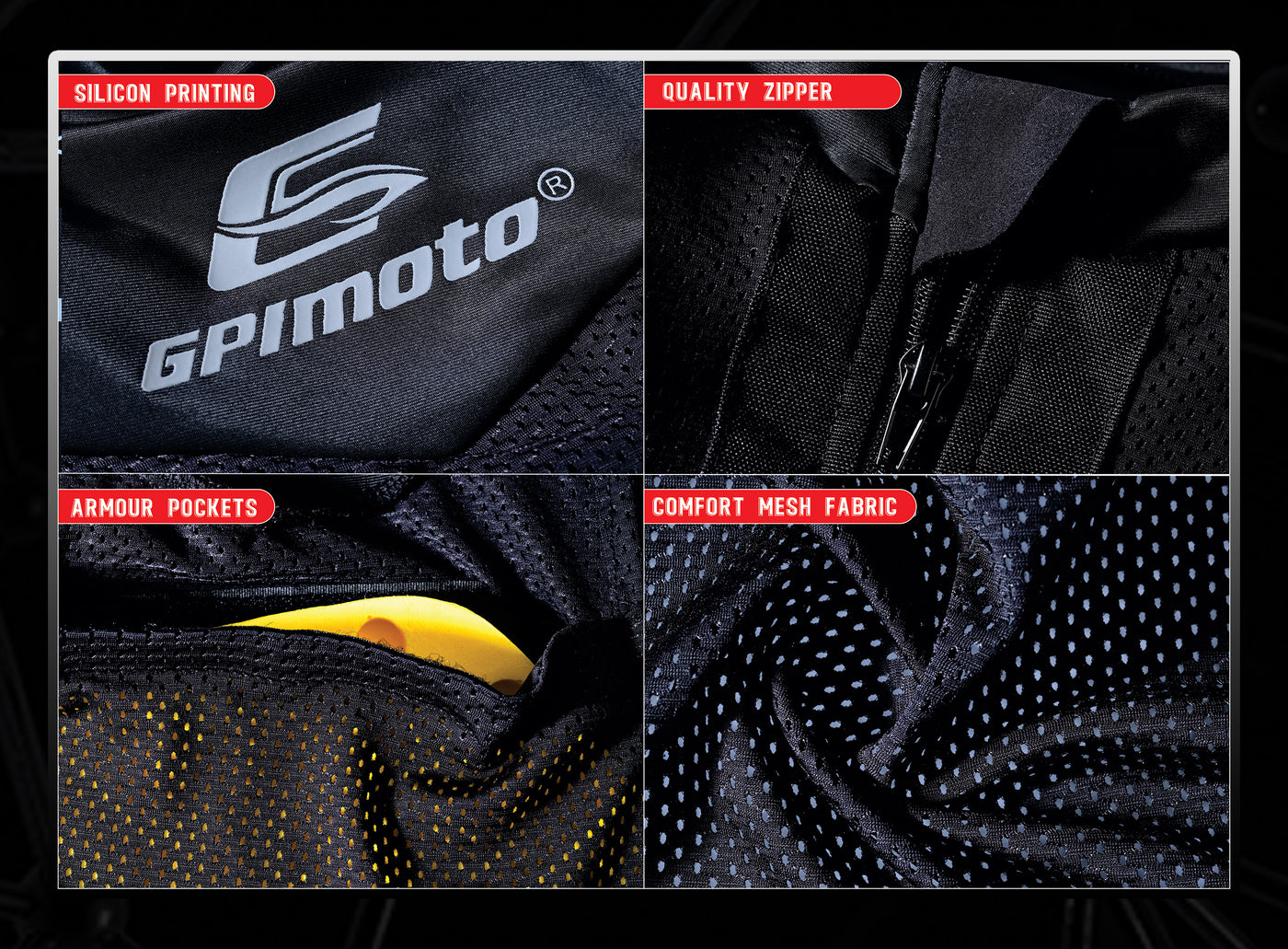 Durable motorcycle mesh shirt