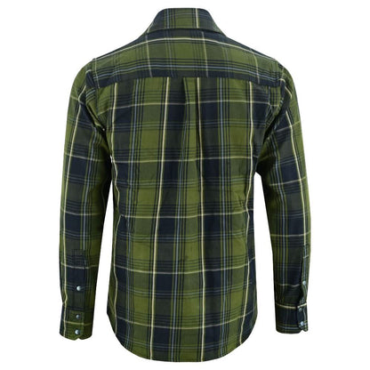 Green forest Men's Outdoor Green Flannel Shirt