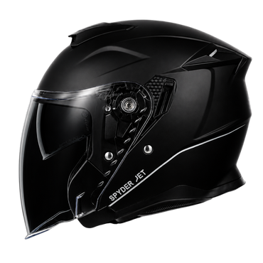 D.O.T. & ECE Daytona Spyder Jet- Dull Black
