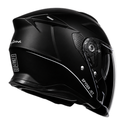 D.O.T. & ECE Daytona Spyder Jet- Dull Black