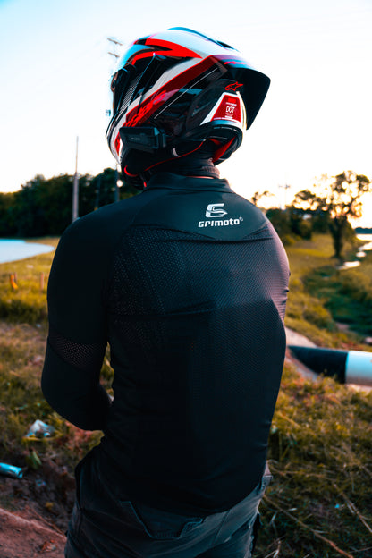 Motorcycle mesh shirt for summer riding