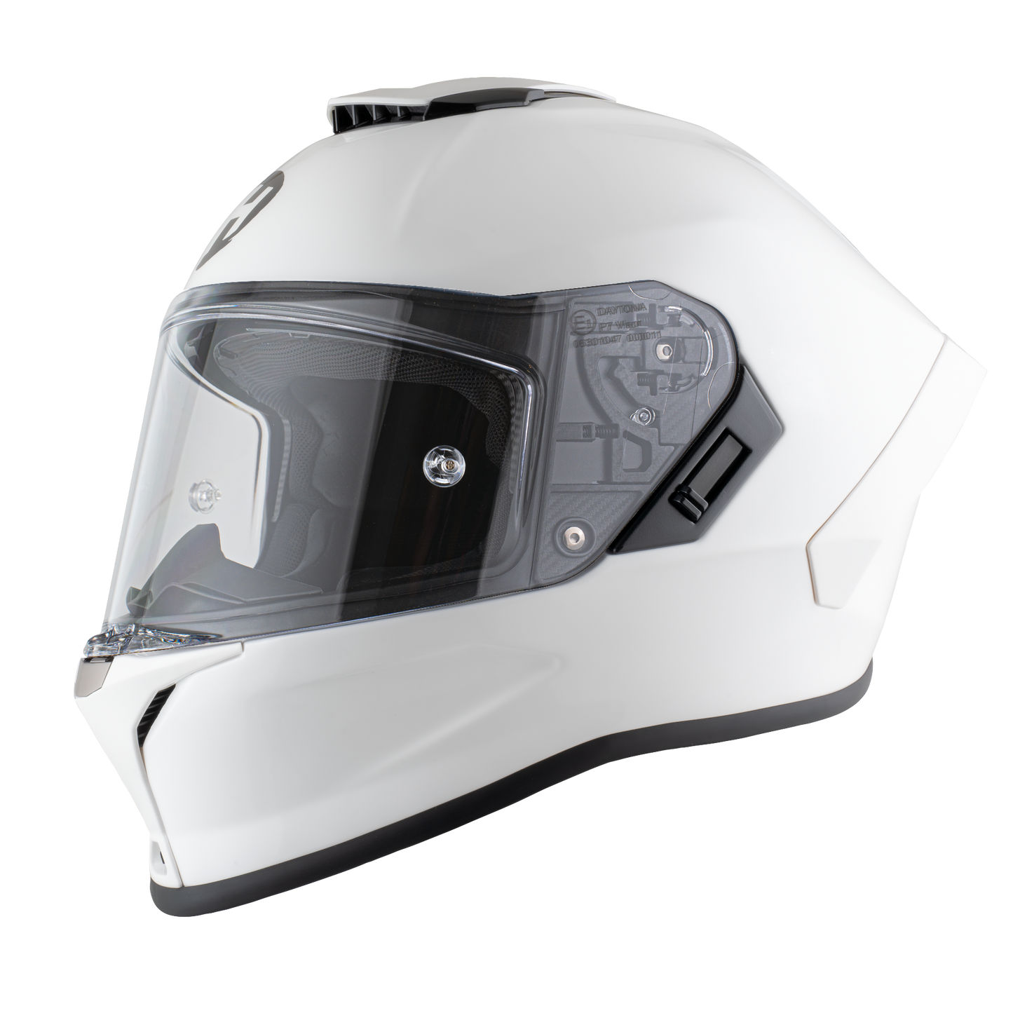 D.O.T. & ECE Daytona Viper- Hi-Gloss White