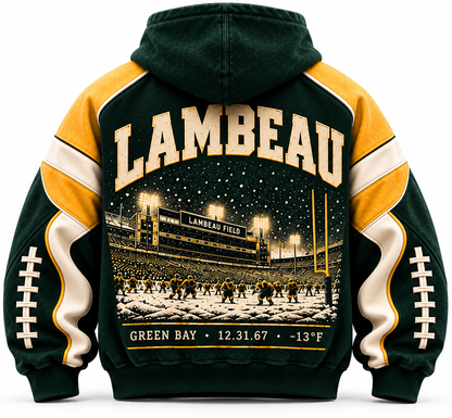 Green Bay Football Heritage – Premium Oversized Hoodie