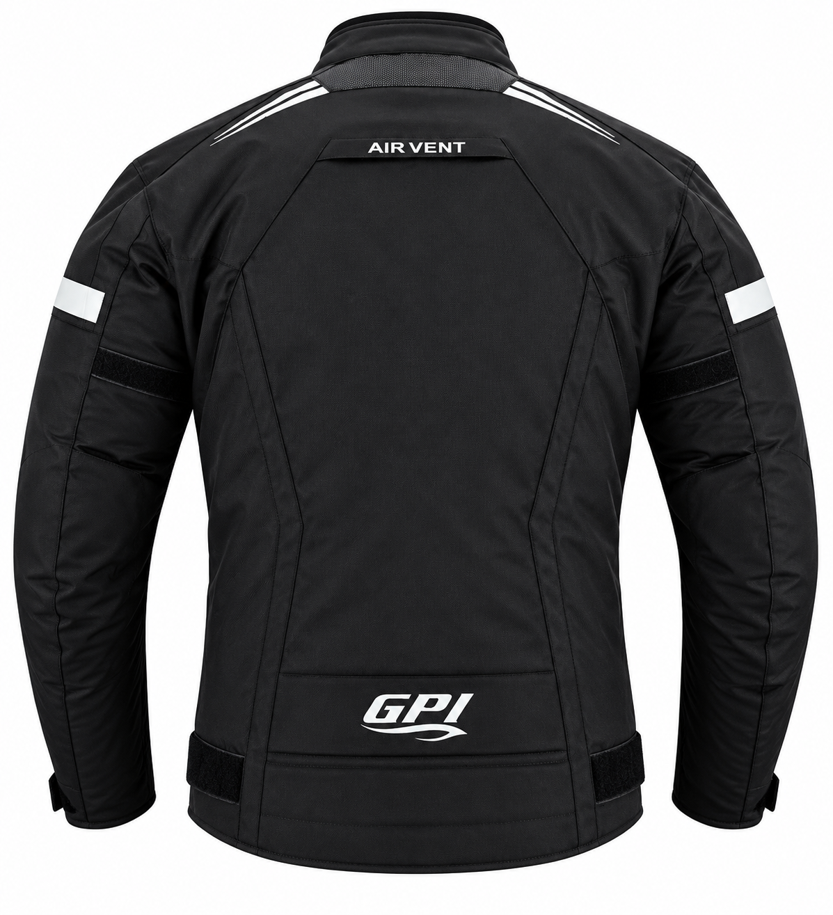 Chaqueta de moto para hombre, suave, ajustable y de alta calidad, para todas las estaciones, con 4 bolsillos, color negro