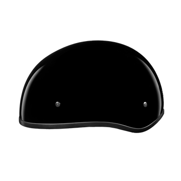 DOT Approved Daytona Skull Cap Half Shell Motorcycle Helmet - Beanie Style for Motorcycles, Cruisers, Scooters, and Mopeds W/O Visor- Hi-Gloss Black