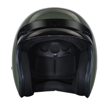 DOT Approved Daytona Cruiser Open Face Motorcycle Helmet - Men, Women & Youth - With Visor & Graphics - W/ 2nd Amendment Seal