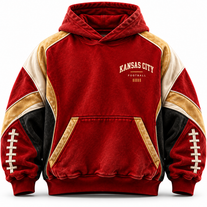 Kansas City Kingdom – Premium Oversized Football Hoodie