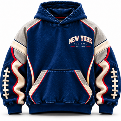 New York Big Blue Nation – Premium Oversized Football Hoodie