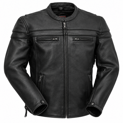 Maverick Men's Motorcycle Leather Jacket