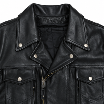 Mastermind Men's Motorcycle Leather Jacket