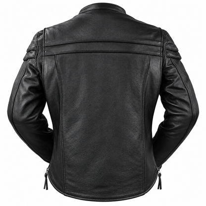 Maverick Men's Motorcycle Leather Jacket