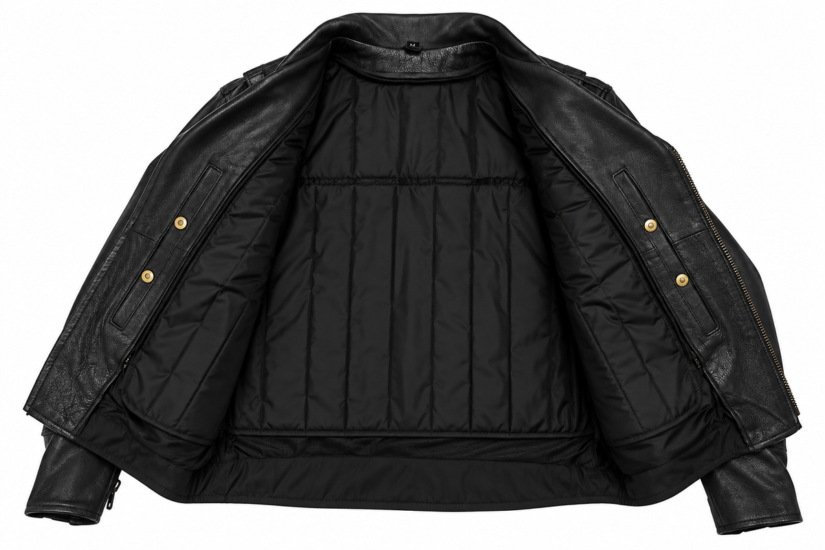 Mastermind Men's Motorcycle Leather Jacket