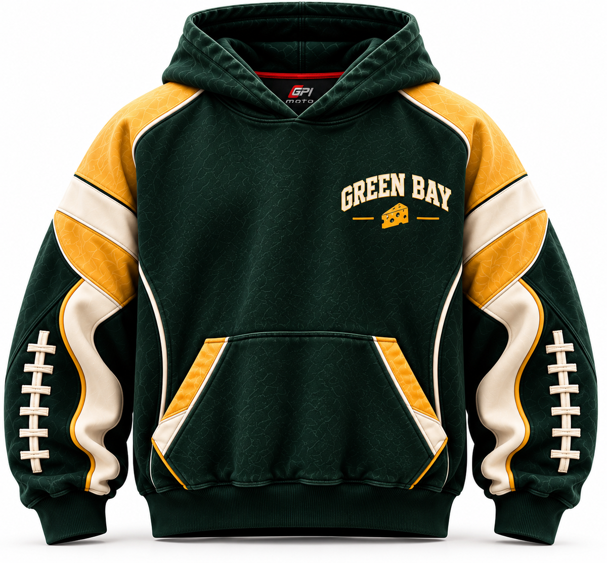 Green Bay Football Heritage – Premium Oversized Hoodie