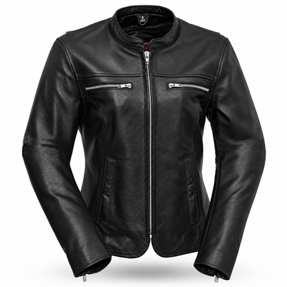 Roxy - Women's Leather Motorcycle Jacket