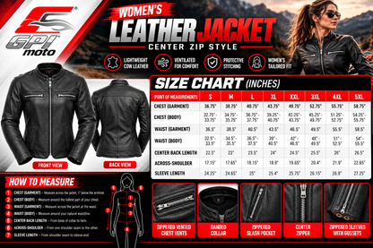 Roxy - Women's Leather Motorcycle Jacket