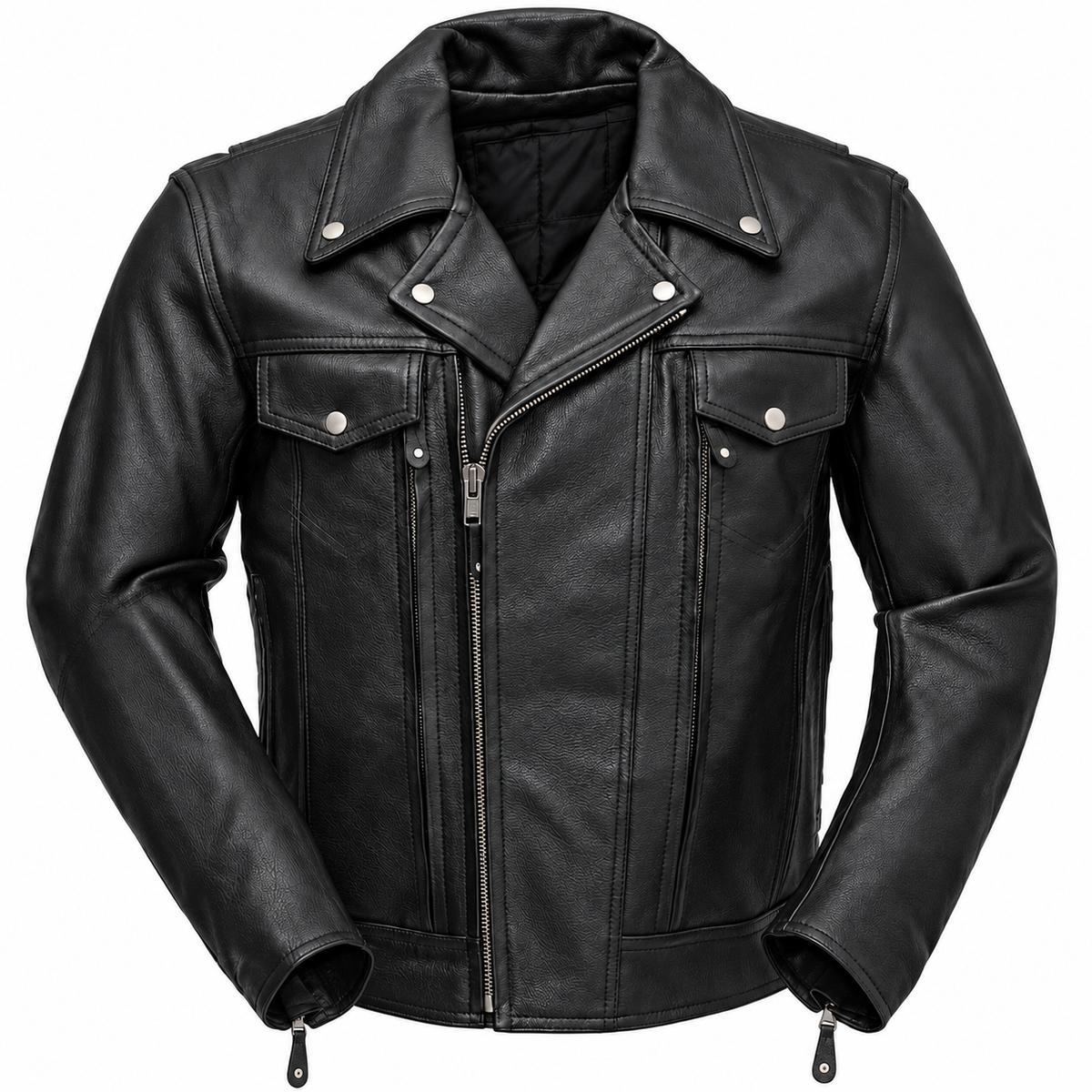 Mastermind Men's Motorcycle Leather Jacket