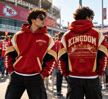 Kansas City Kingdom – Premium Oversized Football Hoodie