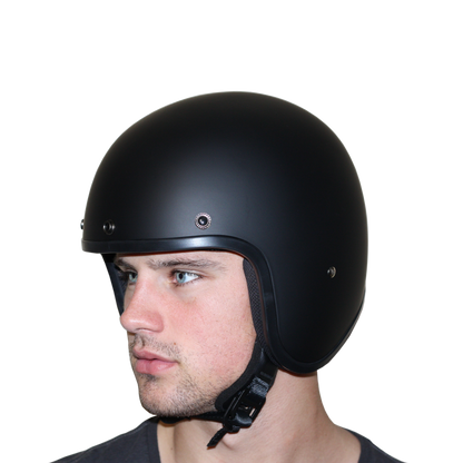 DOT Approved Daytona Cruiser Open Face Motorcycle Helmet - Men, Women & Youth - With Visor & Graphics - W/ Graffiti