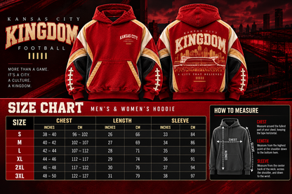 Kansas City Kingdom – Premium Oversized Football Hoodie